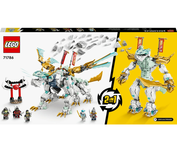 LEGO Outlet NINJAGO 71786 Lodowy smok Zane’a - 1564960 - zdjęcie 3